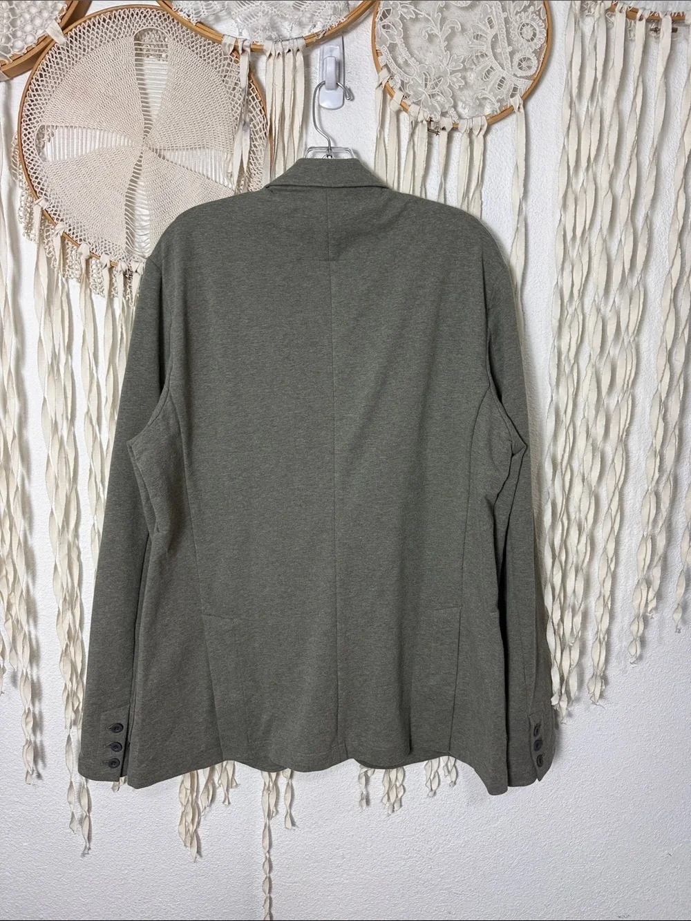 Mack Weldon Ace Blazer in Sage Heather Size Large
